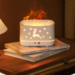 Silent Flame Humidifier with Atmosphere Light