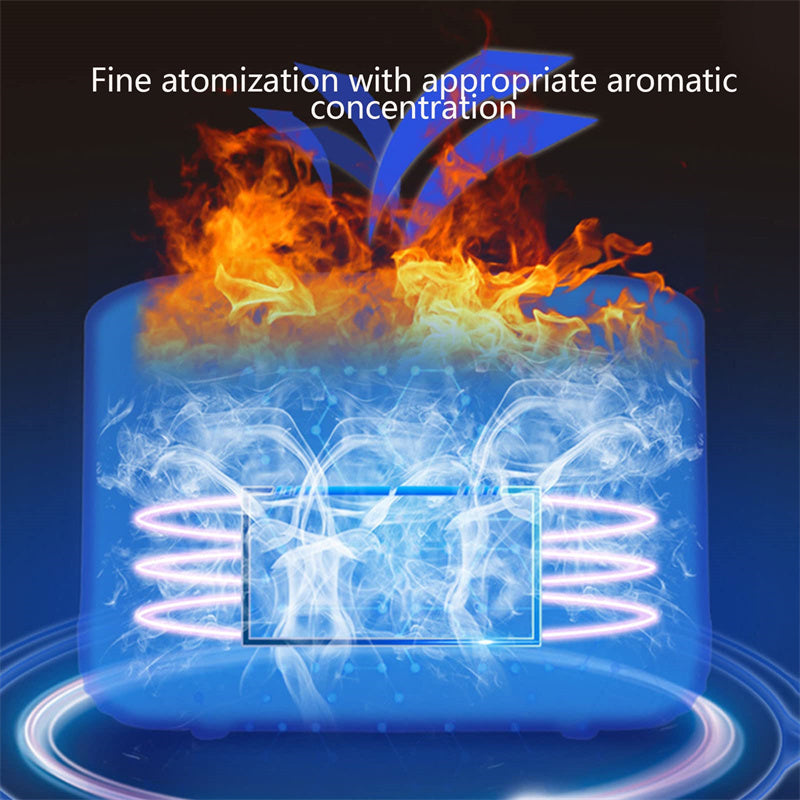 Silent Flame Humidifier with Atmosphere Light