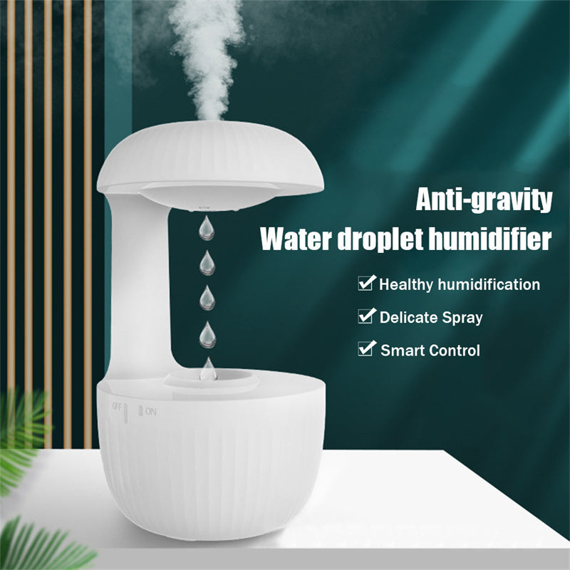 Anti-Gravity Air Humidifier with Floating Water Drop
