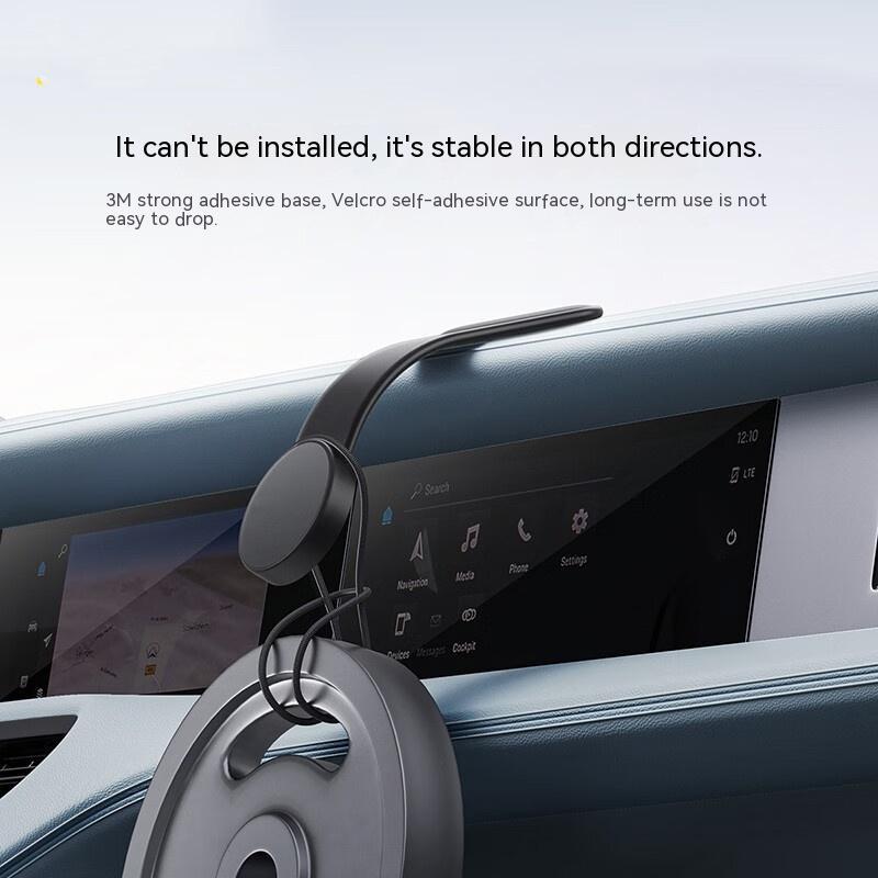 "15W Magnetic Car Phone Mount with Wireless Charging