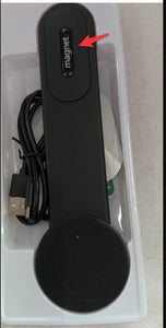 "15W Magnetic Car Phone Mount with Wireless Charging