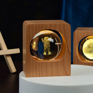 Elk & Jellyfish Laser Engraving Lamp