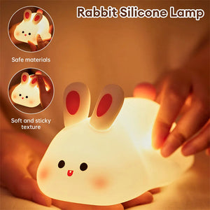 Touch Sensor Silicone Bedside Lamp