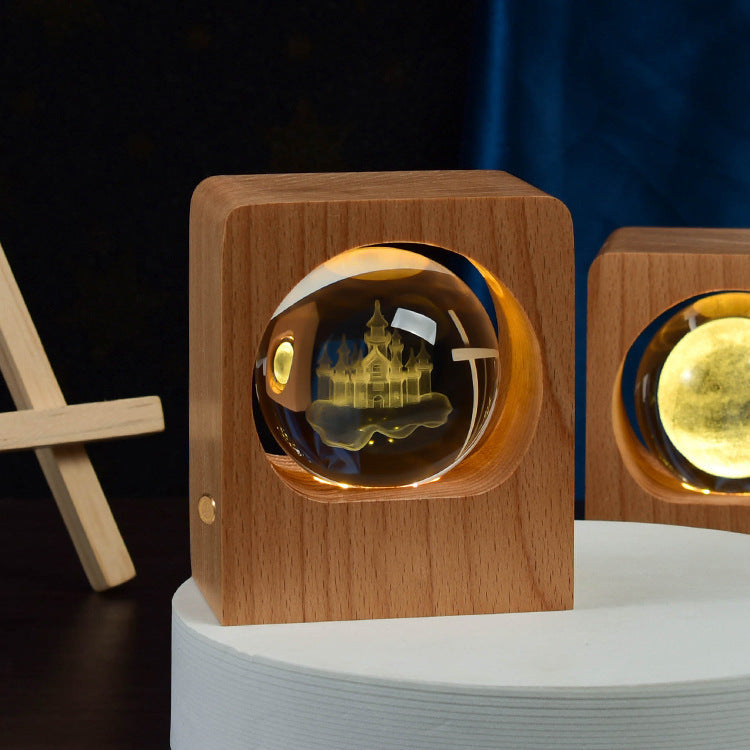 Elk & Jellyfish Laser Engraving Lamp