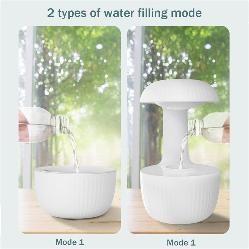 Anti-Gravity Air Humidifier with Floating Water Drop