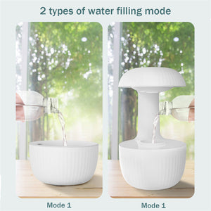 Anti-Gravity Air Humidifier with Floating Water Drop