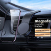 "15W Magnetic Car Phone Mount with Wireless Charging