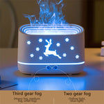 Silent Flame Humidifier with Atmosphere Light