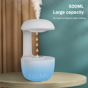 Anti-Gravity Air Humidifier with Floating Water Drop