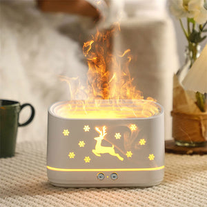 Silent Flame Humidifier with Atmosphere Light