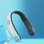 USB Rechargeable Leafless Hanging Neck Fan
