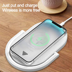 3-in-1 Foldable Wireless Charger & LED Night Light